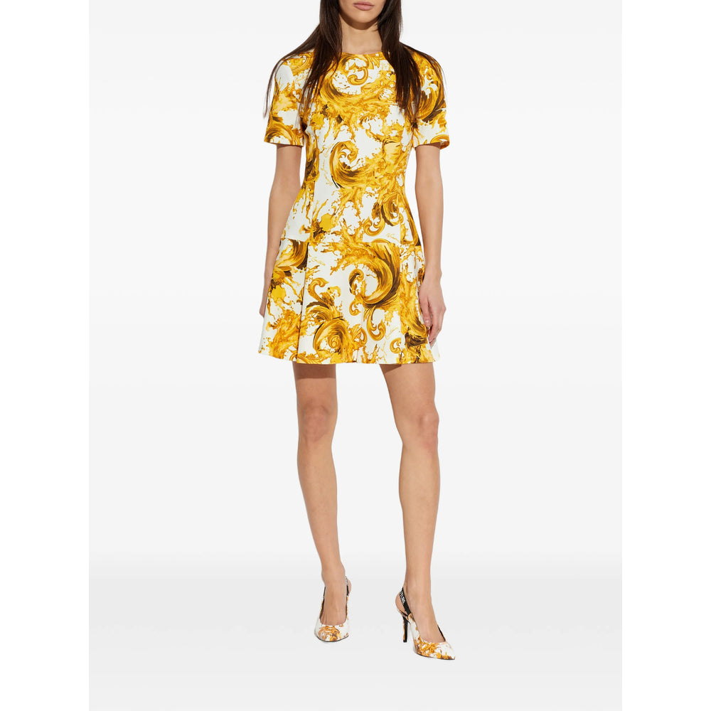 Versace Jeans Couture Dresses - White, Yellow | 9321704ad37343fcc6c996457cbf185ac2f7bcb0