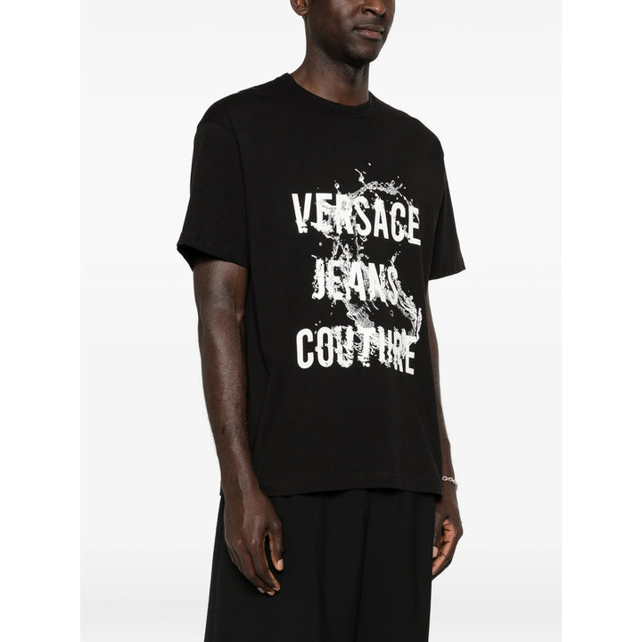 Versace Jeans Couture T Shirts - Black | 6f4b15d7886bfbe9b7f914e5eef70d4efd1a4751