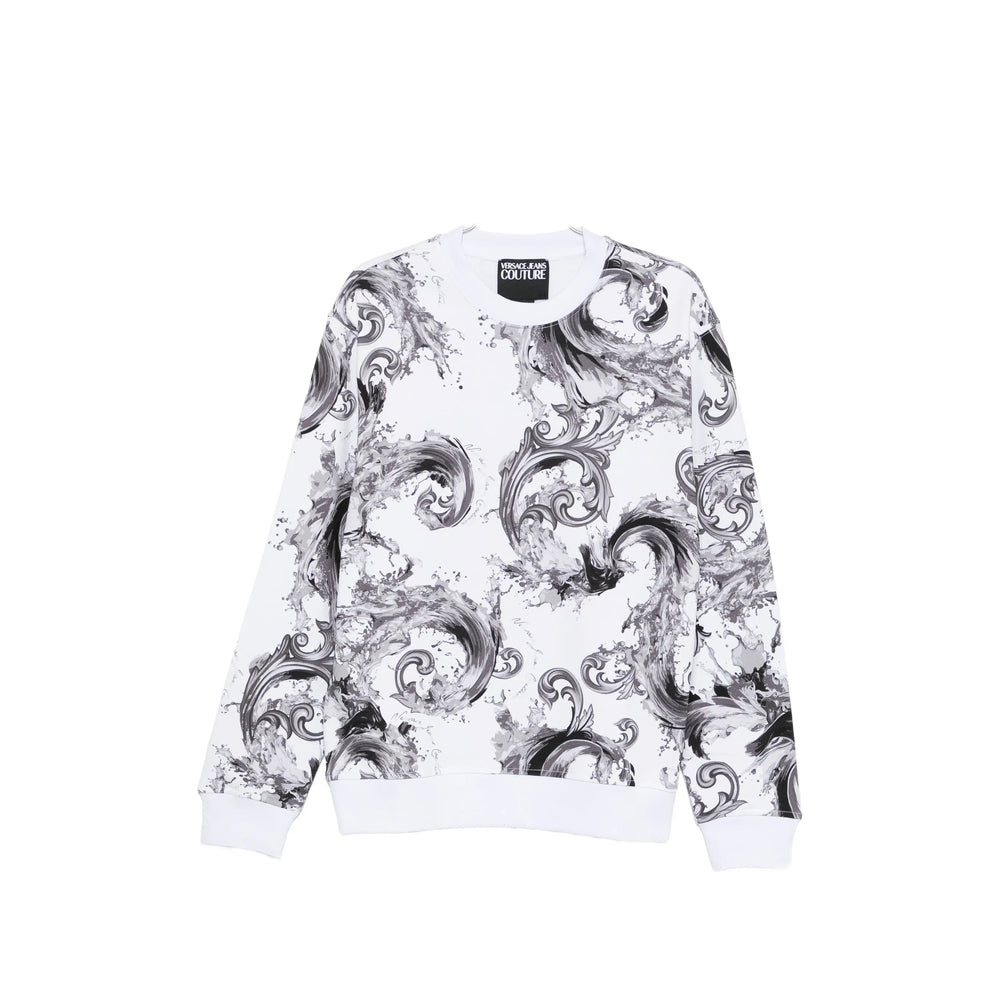 Versace Jeans Couture Sweatshirts - White, Black | 9ae302a70d3816624a42f0b0a564e983528a9629
