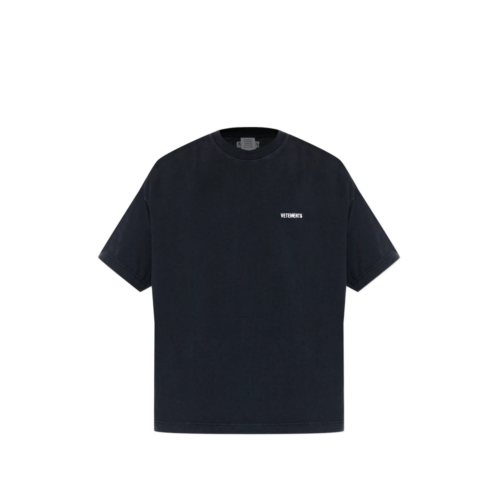 Vetements T Shirts - Black | 879ad031a1e5ea006ec9dbe373d7feab9f538ae4