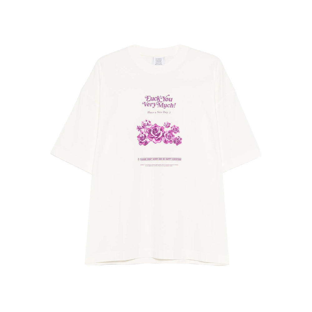 Vetements T Shirts - Neutral, Purple | 90d27f6927cc7ff25d4d2c9b3e069217c8d38030