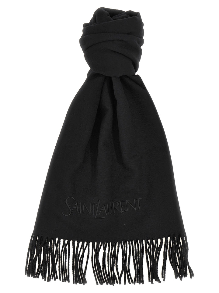 Saint Laurent Scarves, Foulards Black