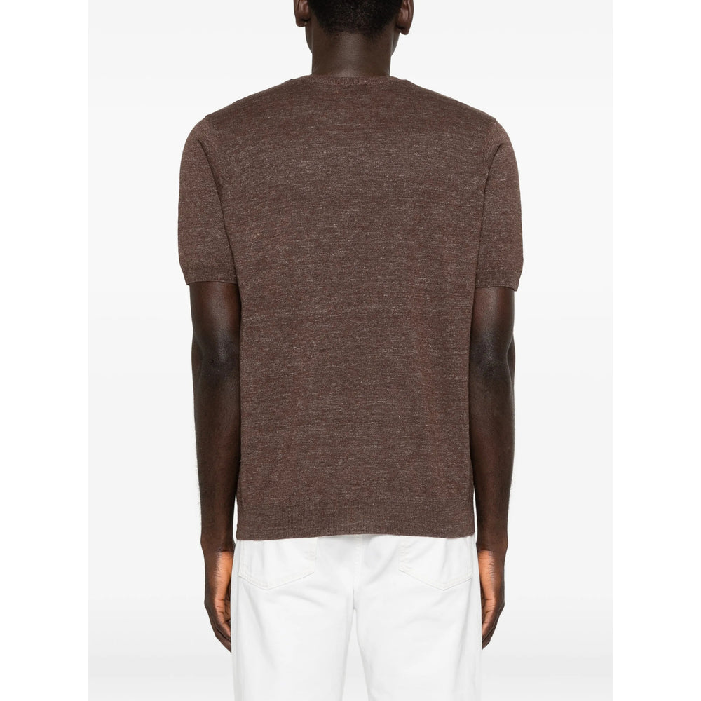Scaglione T Shirts - Brown | 5ee25efa4132270354415cdfcf41e5855bc01cd6