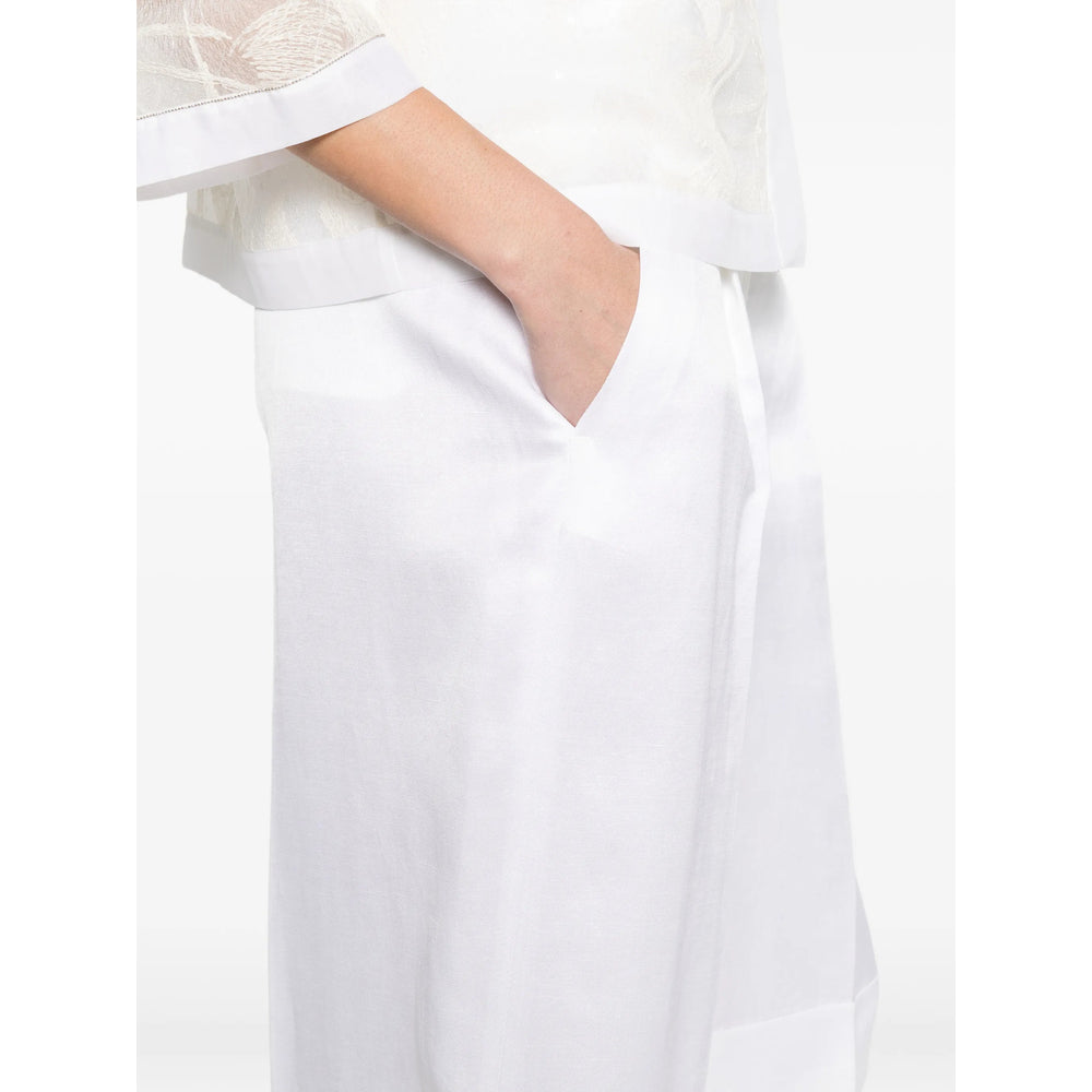 Peserico Pants - White | 2ae4b458dbc8074007925b444cd9566275c13aab