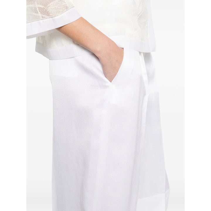 Peserico Pants - White | 2ae4b458dbc8074007925b444cd9566275c13aab