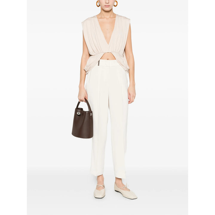 Peserico Pants - Neutral | 7ca21ea241db8196cb873a90816af11370b0b45b