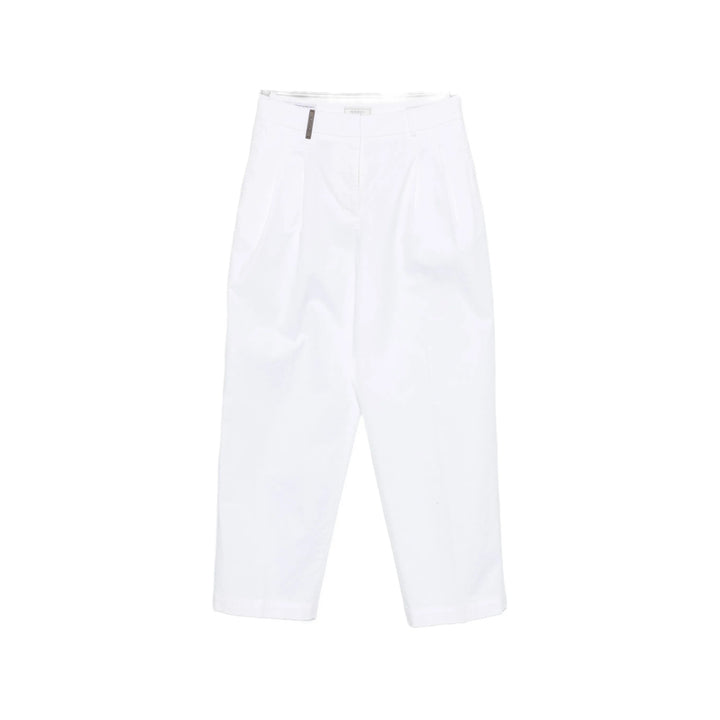 Peserico Pants - White | f841a4f01ab02e766a0bb2a20ba90bd90c60fff3