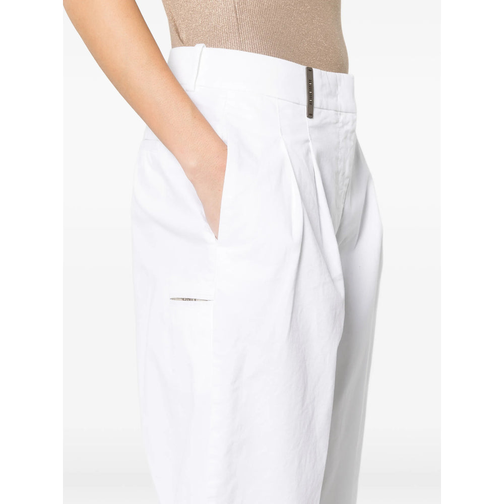 Peserico Pants - White | 3e7e604a46e2e87766b56455bb0153cb0c6c4a54