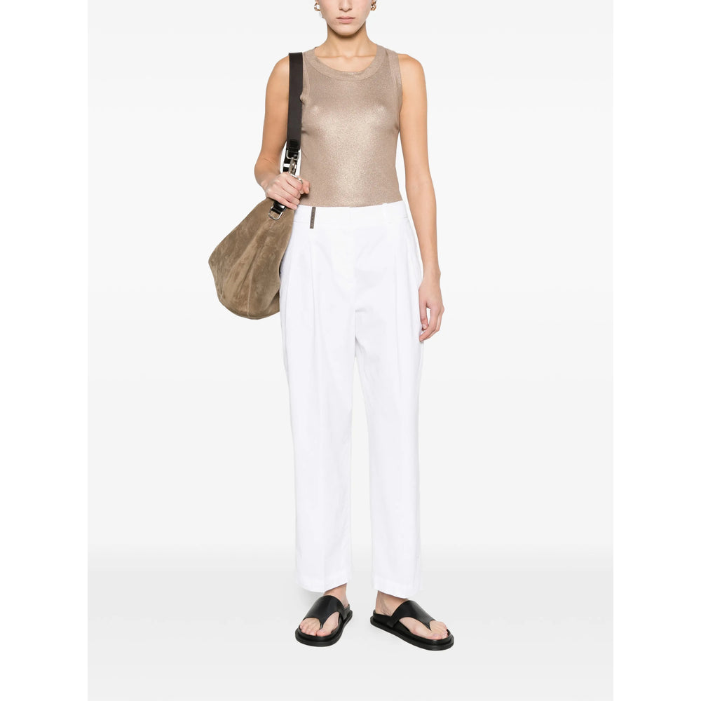 Peserico Pants - White | 2b44225c77f89555b90e11064ae161f48a1c244b