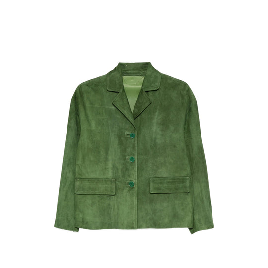 Leather Outerwears Green