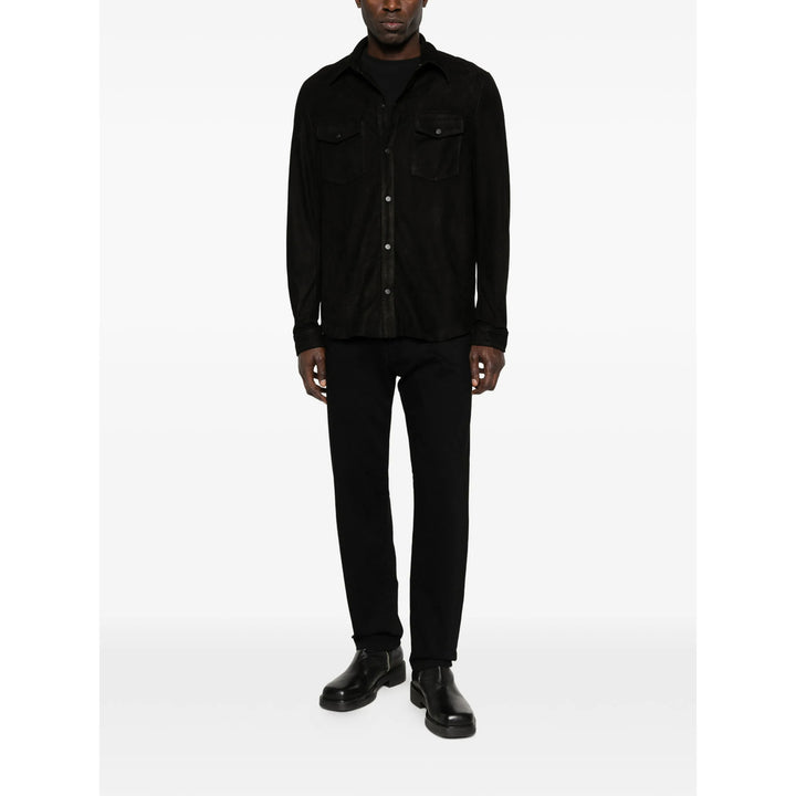 Salvatore Santoro Leather Outerwears - Black | 036a0bf44ca6aec79d18cfa6ecd4e57d388cea78