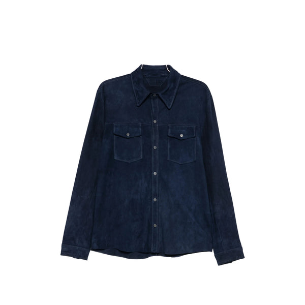 Leather Outerwears Blue