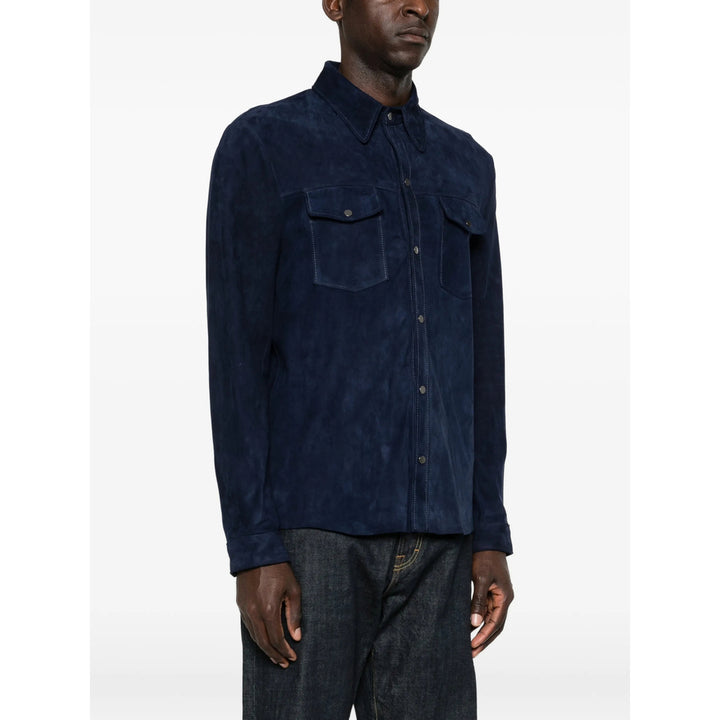 Salvatore Santoro Leather Outerwears - Blue | 4c60a5bdb7e55eeb0486943eff930490f283e1a0