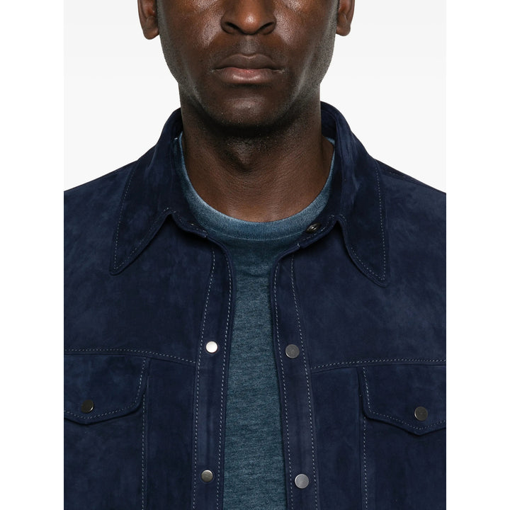 Salvatore Santoro Leather Outerwears - Blue | 1faf88e882126a8928630f3715d54f8c096ceeb1