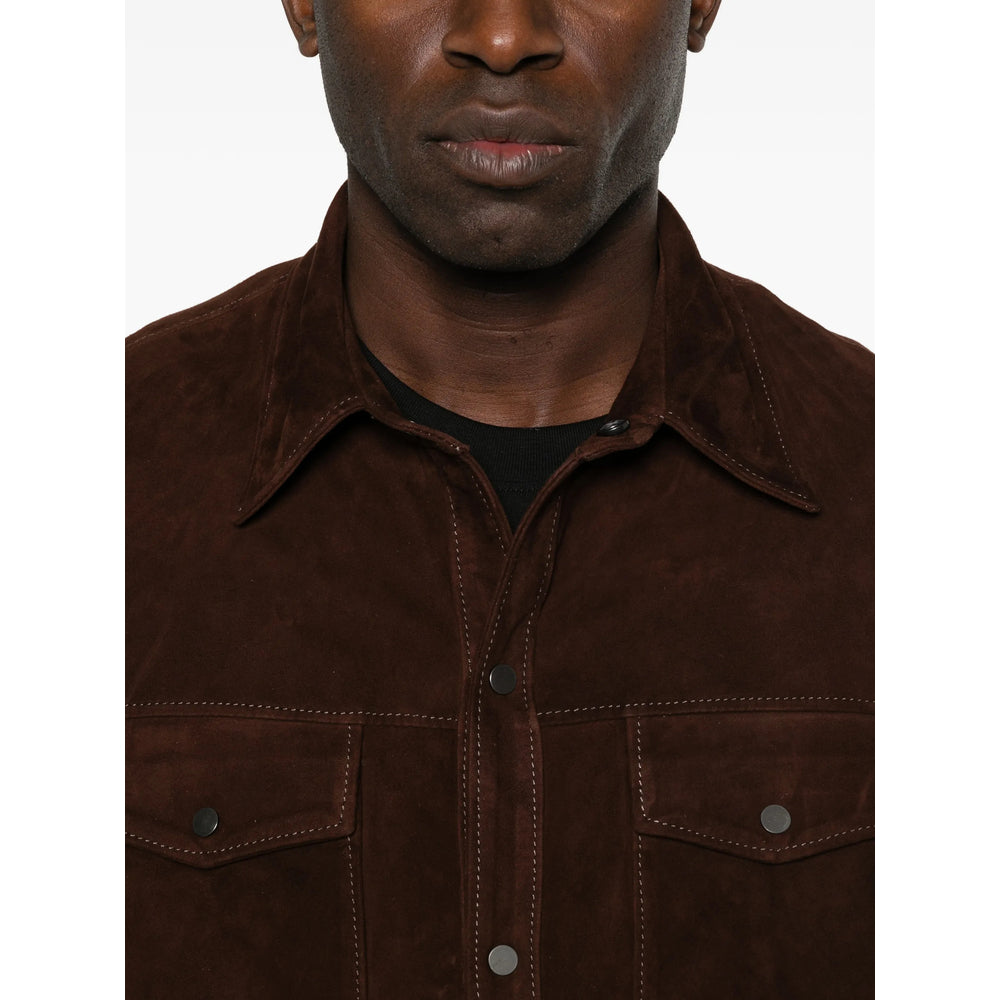 Salvatore Santoro Leather Outerwears - Brown | c4cc4179105b4847fdde165904f2f922c75b7ad9