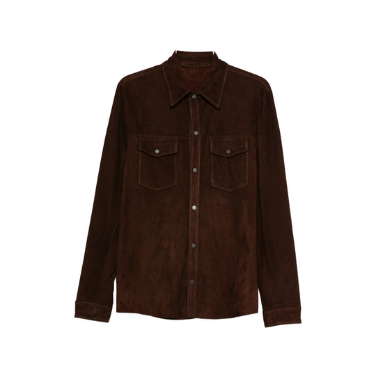 Leather Outerwears Brown