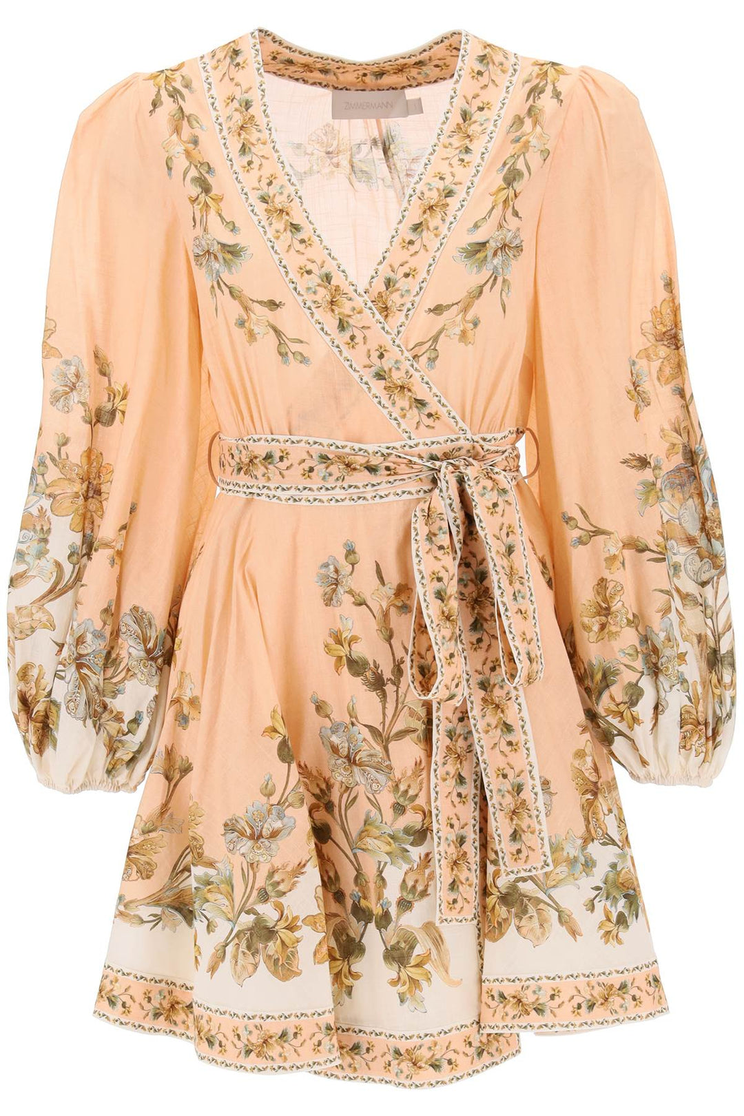 Chintz Wrap Mini Dress