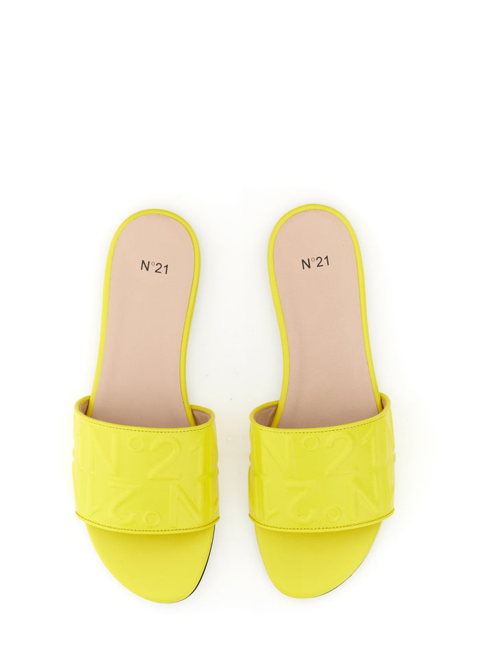 N°21 Sandals - Yellow | Wanan Luxury