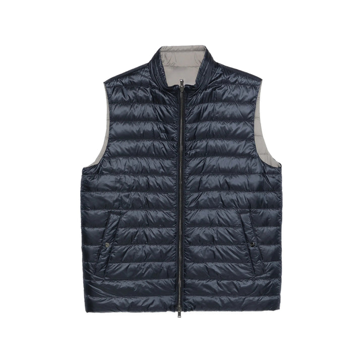 Herno Outwear Waistcoats - Blue, Gray | 0cba7ce42b764fd046b536403a014da53b2a0912