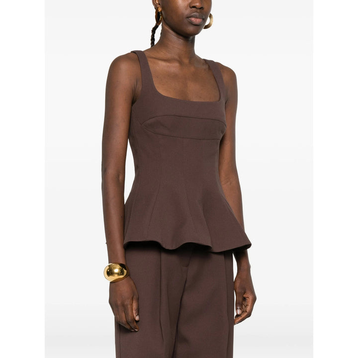 Stine Goya Tops - Brown | 293044c97827b39d1889a750e2307cff58d30382