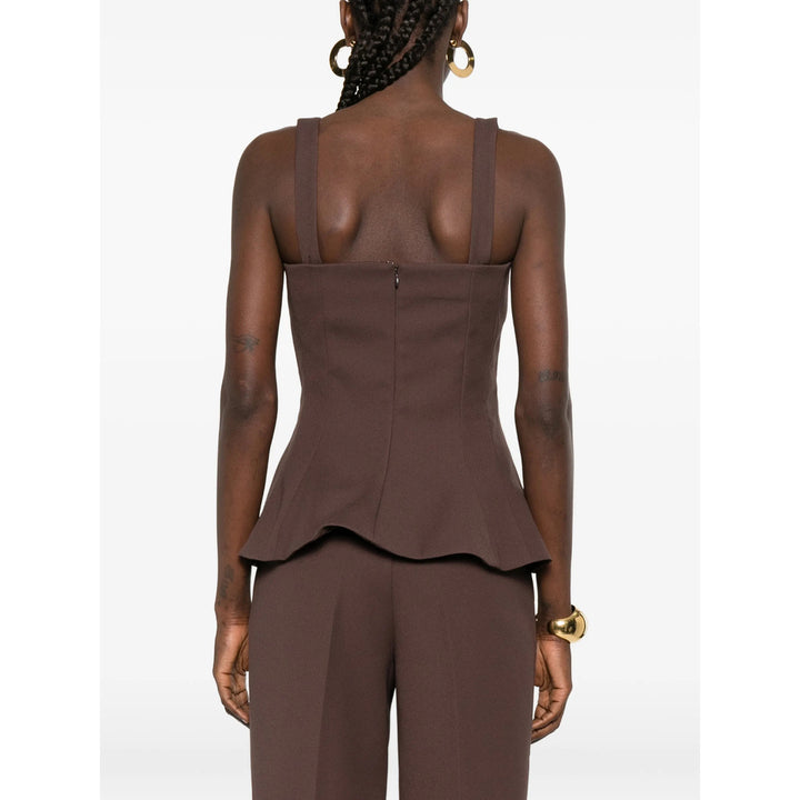 Stine Goya Tops - Brown | 3d0ebb9be05b9f2b9af31da057cca828bd499716