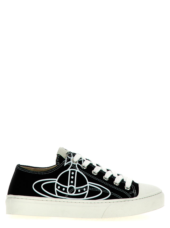 Plimsoll Sneakers White/Black