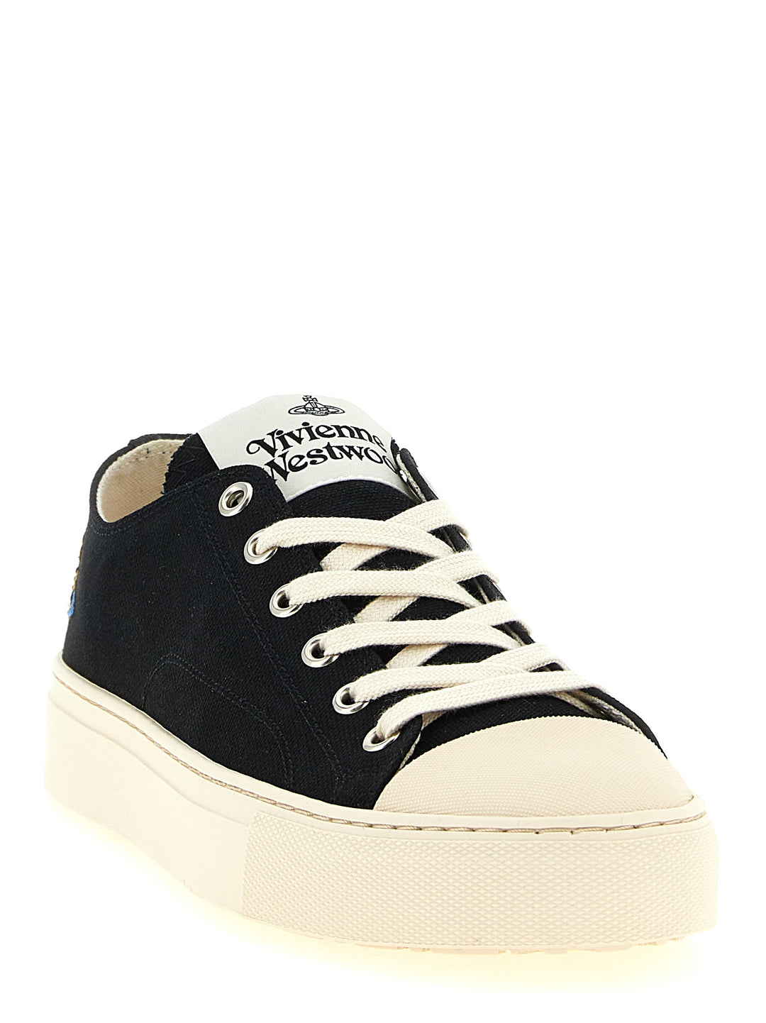 Vivienne Westwood Plimsoll Sneakers - White/Black | 95121e07a231cfa886daa1f91e8caf7b4638ce65