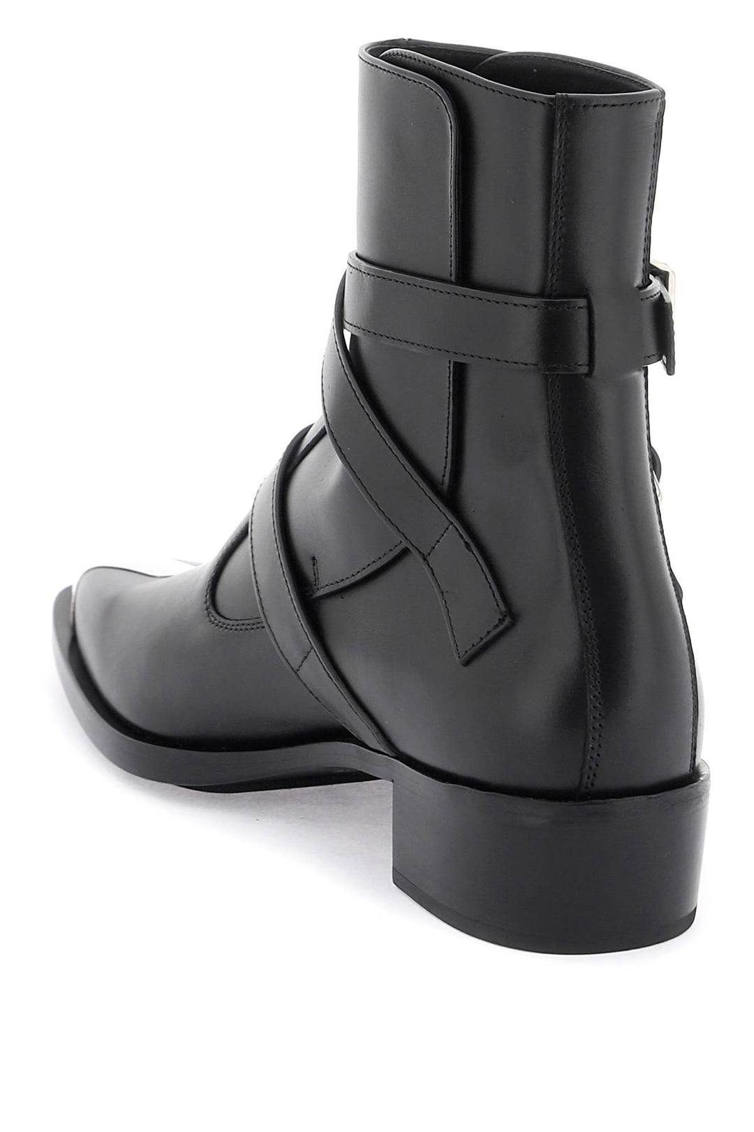 'Punk' Boots With Three Buckles