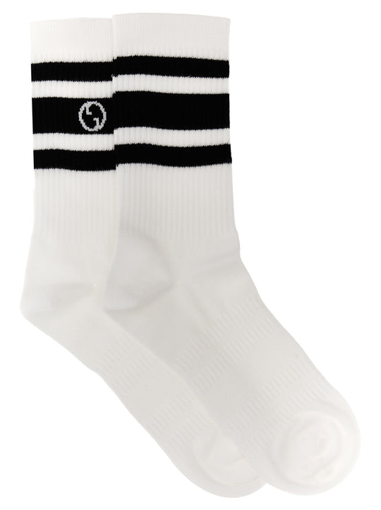 Nastro Web Logo Socks White/Black