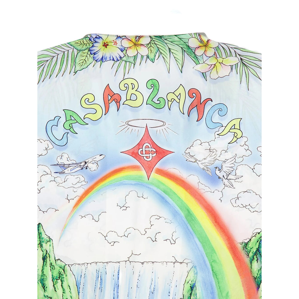 Casablanca Shirts - White, Green | cb963c8db2d7984109862c7263e0dab3614d7fc8