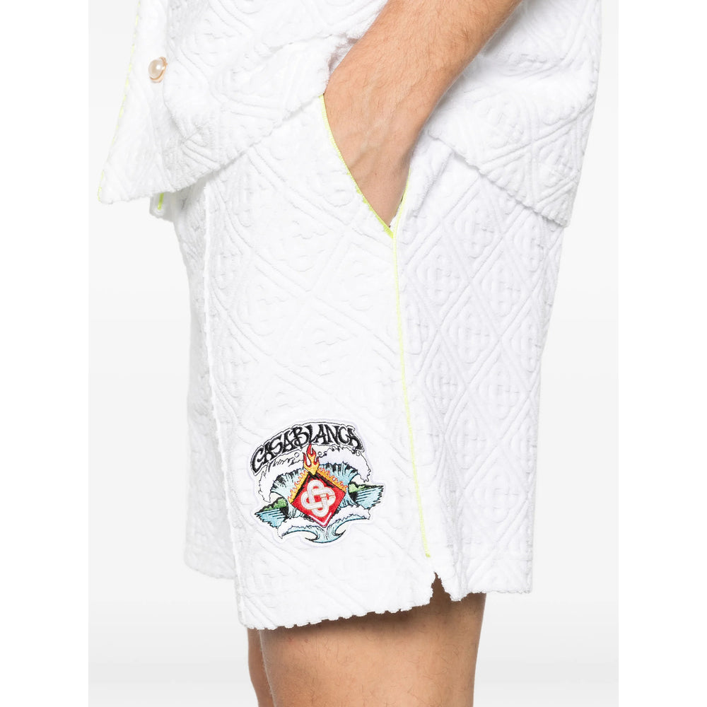 Casablanca Shorts - White | 5f68addbff0c7705b77b58074a29ddc729f49ef1