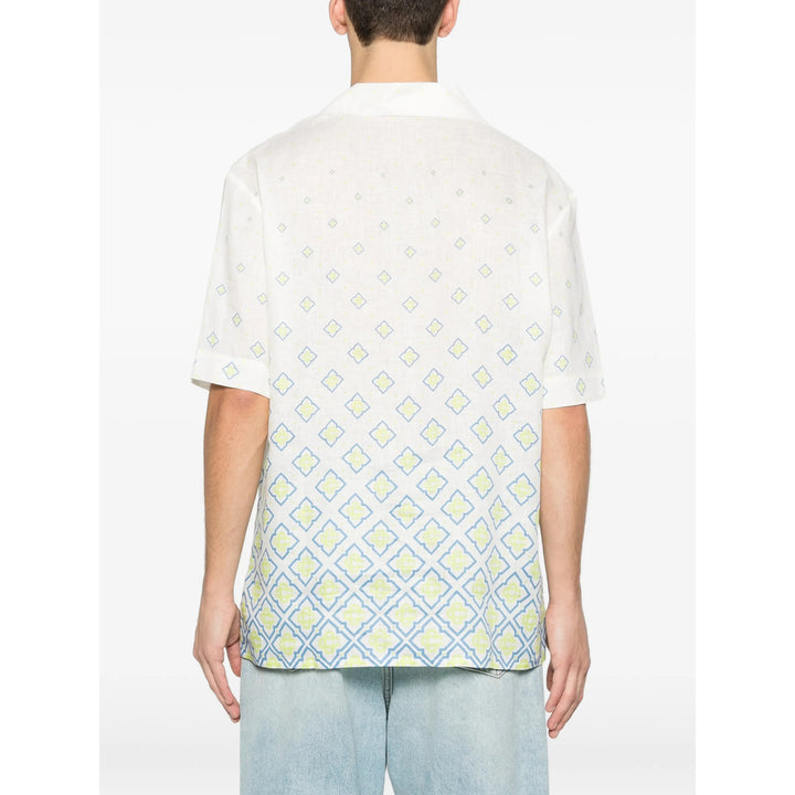 Casablanca Shirts - White, Blue | 6d44dc85d84a9b950a978aa5fe8ffb9b23a80e8f