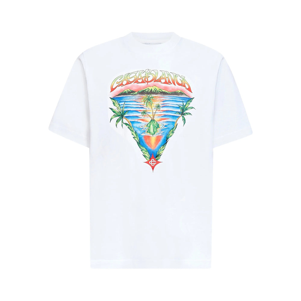 Casablanca T Shirts - White | 44b556b6737ff777df86e994b6ecd86b5f0a0639