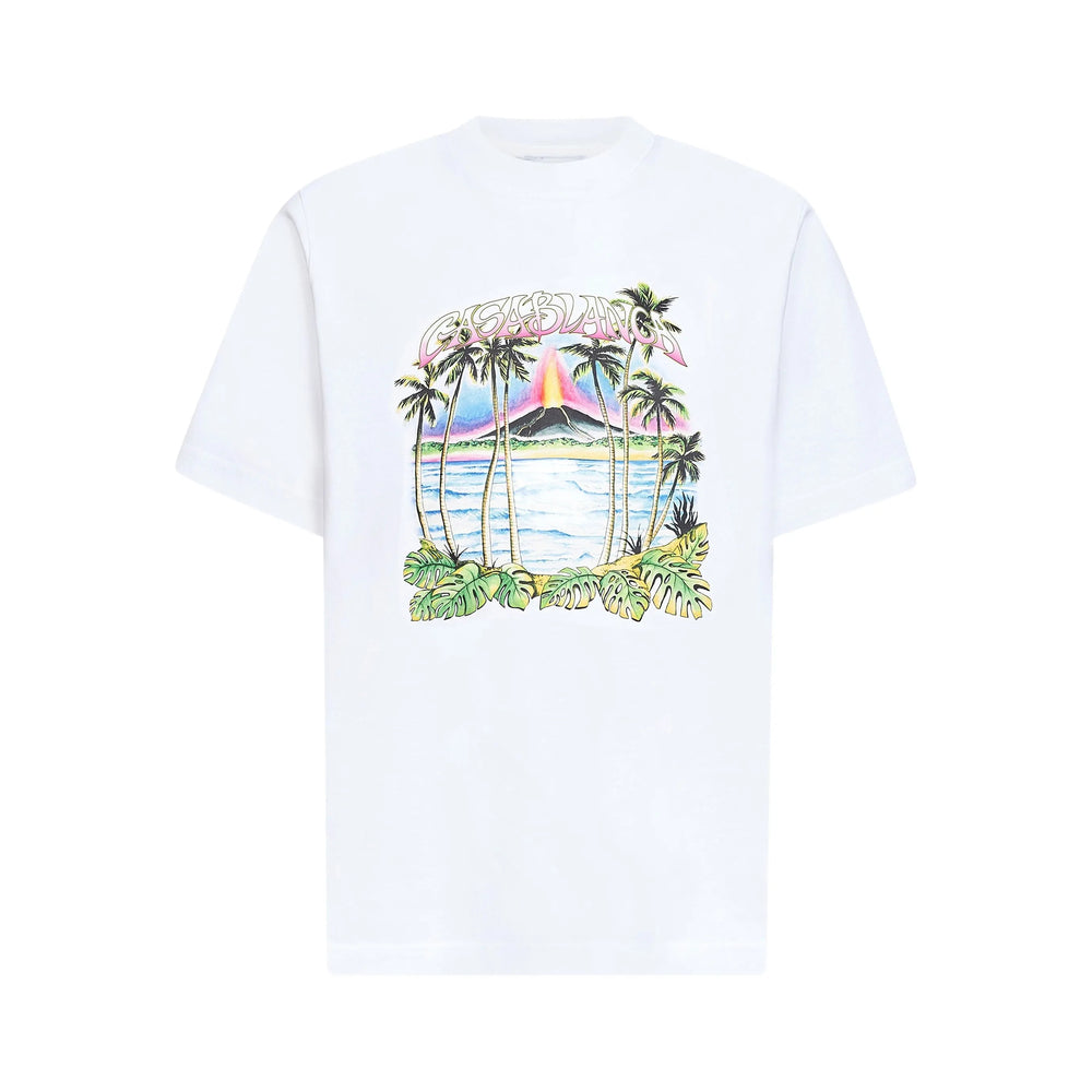 Casablanca T Shirts - White | 9e531bffcddd6585a6df1c13078a6a1733f2ed74