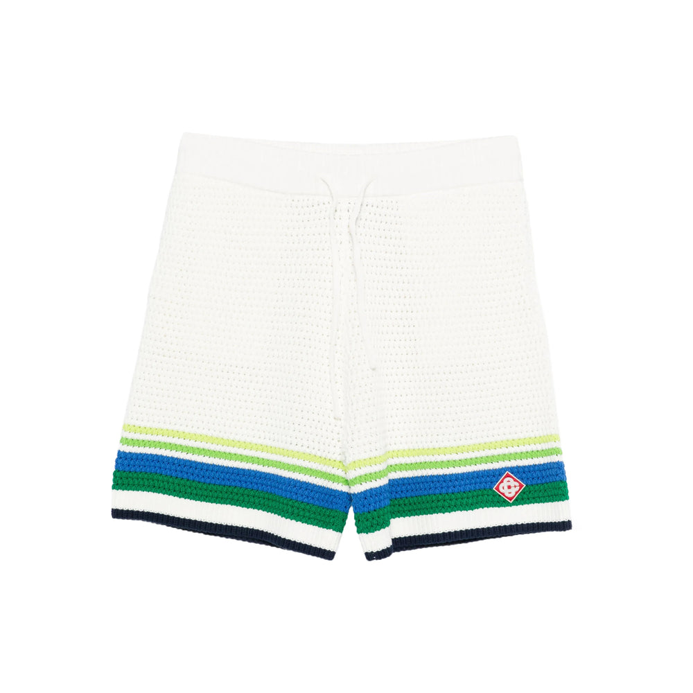 Casablanca Shorts - White | 9057509f68b9760e0533848a991784985fdd5b16