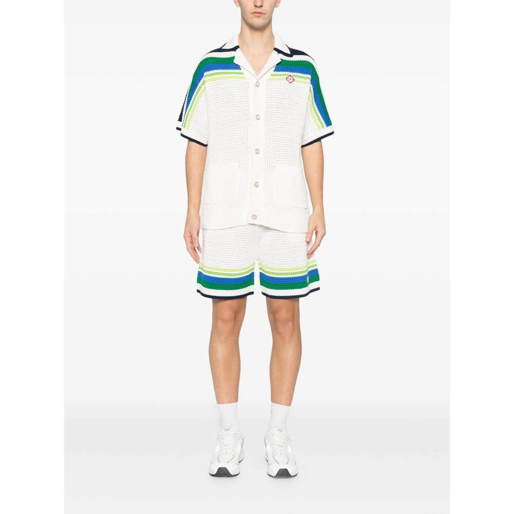 Casablanca Shorts - White | 05a57b3323d6a9bc1e12514d5e64f92447cb1c03