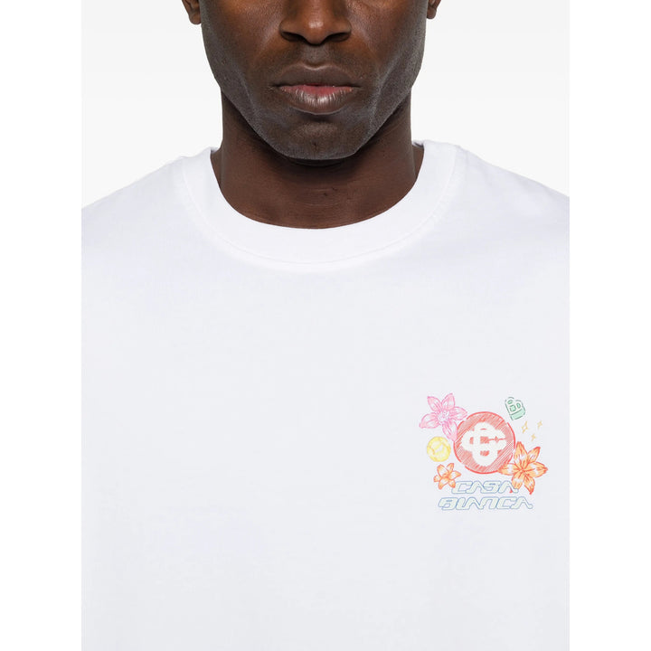 Casablanca T Shirts - White | 88d4705ccf9e08553afe73d19ac645dbb3de73c3