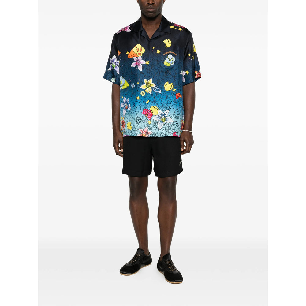 Casablanca Shirts - Black, Blue | e336da3ffd06ad734f3dbf890fd67dff5eaccbf8