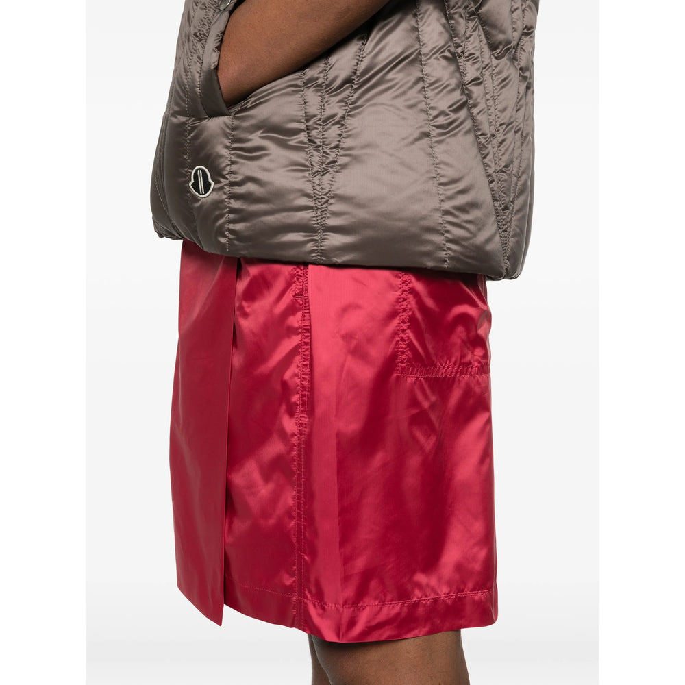 Moncler X Rick Owens Shorts - Red | d653adf0f6c09e696fddf92a457eef89b4ea6ee7