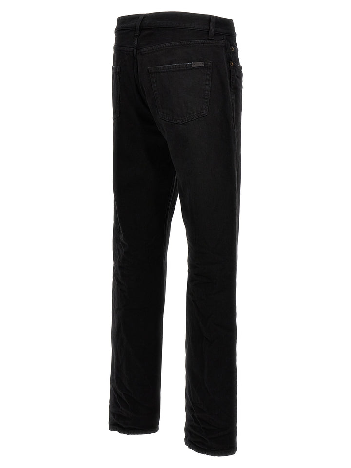 Straight Fit Jeans Black