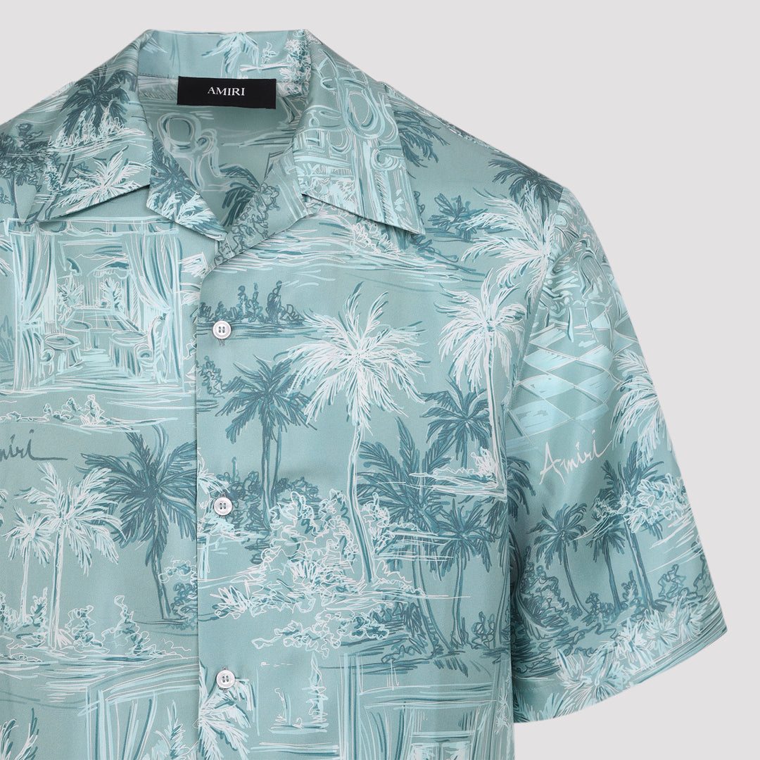 Amiri Shirts Blue | Wanan Luxury Amiri Shirts Blue | Wanan Luxury