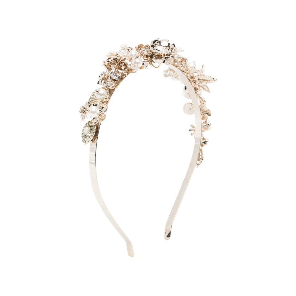 Rosantica Hair Accessories - Gold, White | 9f9573e00b3681384ba49ba97c2fdc8d96a1eb2d