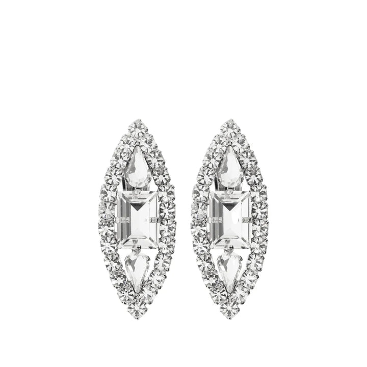 Alessandra Rich Jewellery - Silver, White | 1098947a3e7679a04717f7ffc945d51d071bca3a