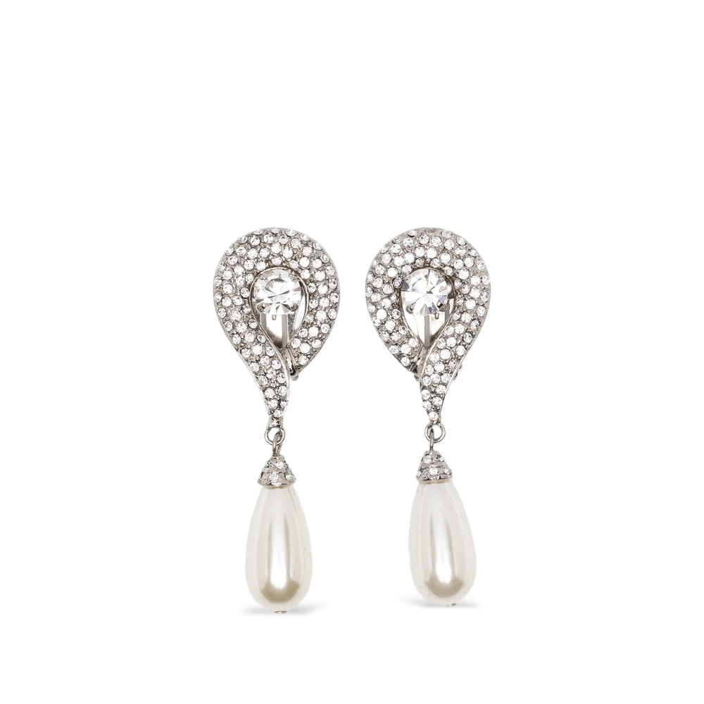 Alessandra Rich Jewellery - Silver, White | d4dc28d701fce7209b80127e8f763d1d30fb09f5