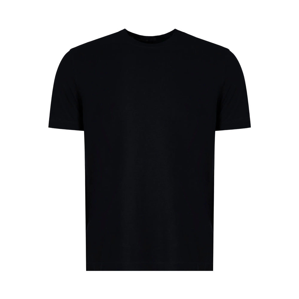 Zanone T Shirts - Black | fe2fe80325a2f2ce896f03ba6a9097ed401e02f6