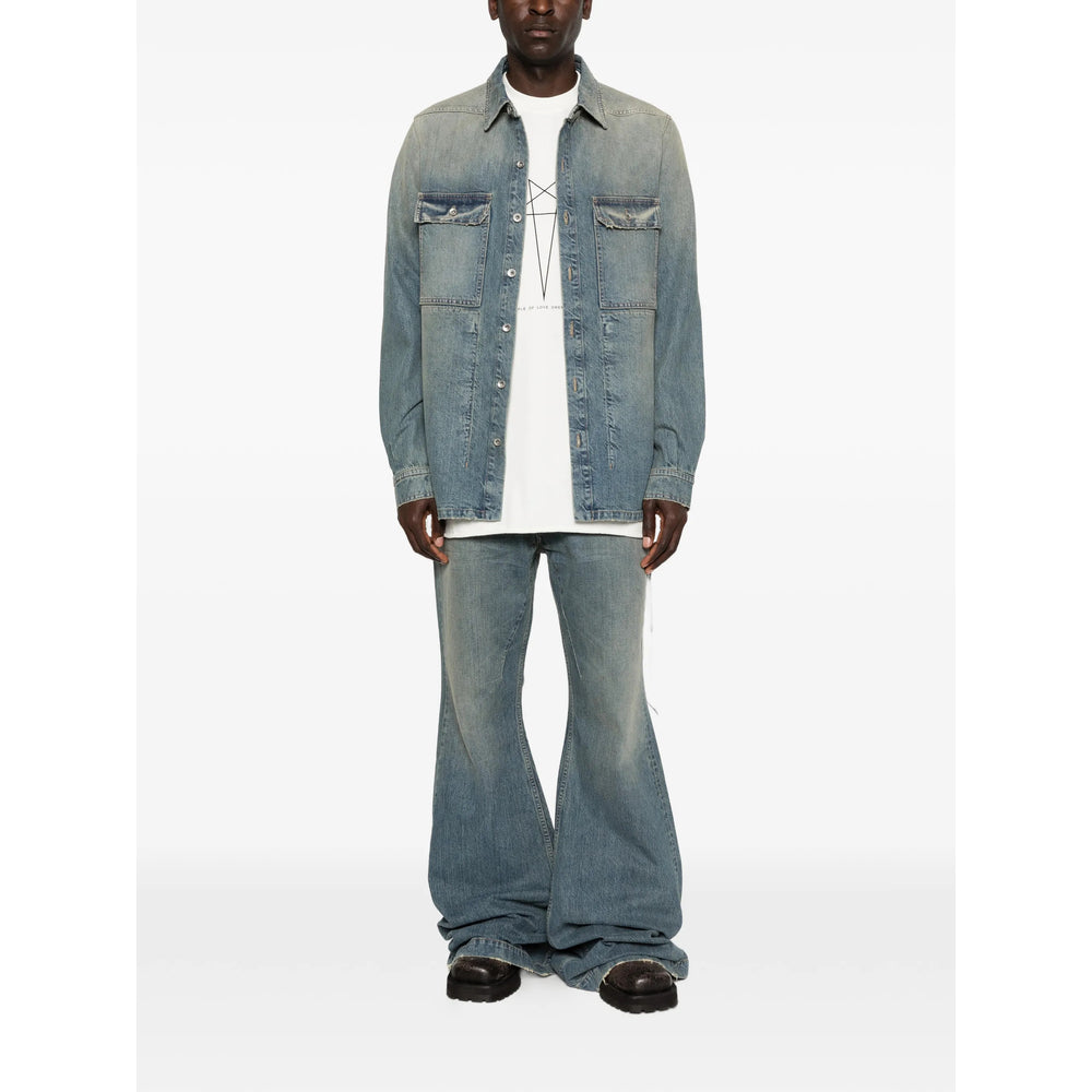 Rick Owens Drkshdw Outerwears - Blue | 56cc130704fee0b74ba392ab2ae57ac7b7a34aa5