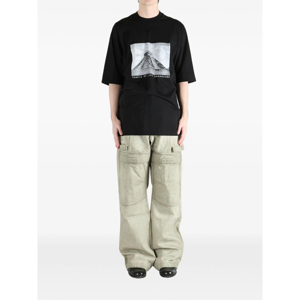 Rick Owens Drkshdw T Shirts - Black | de374da0907d01cc8d108eacb608f6ad85654533