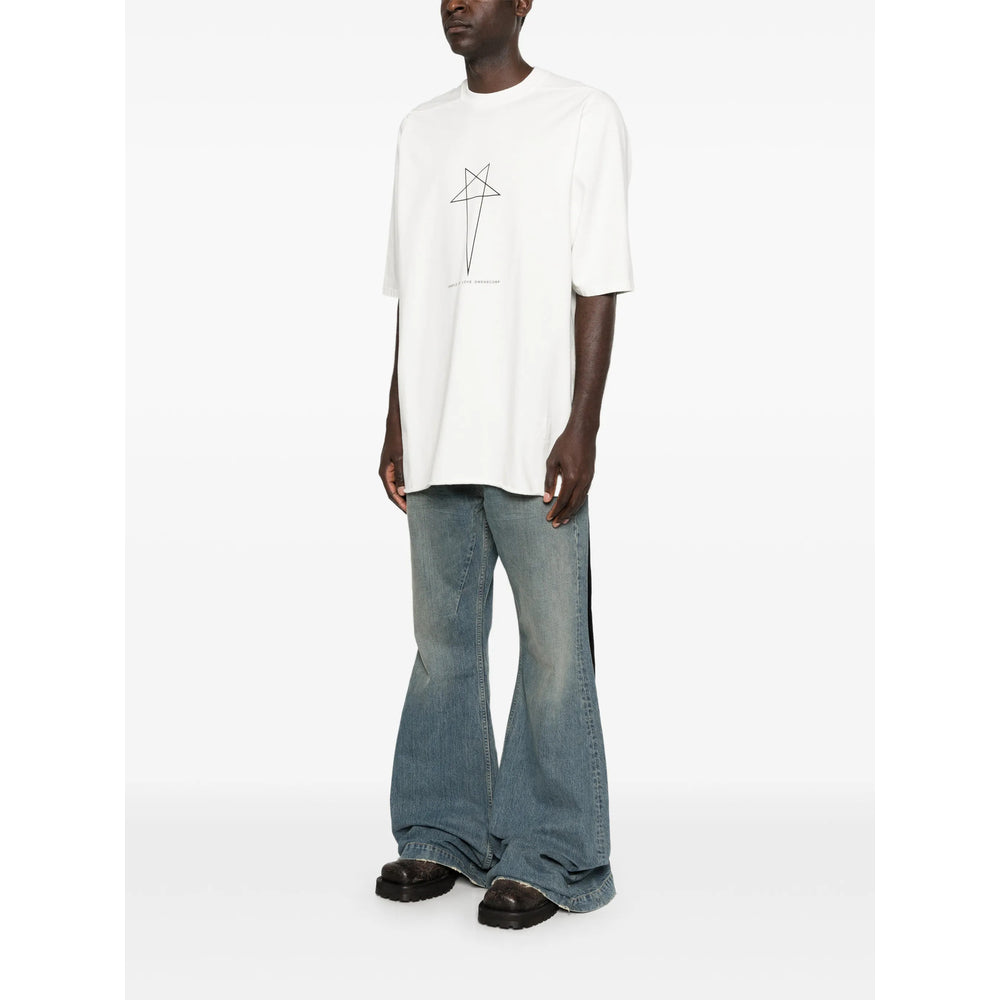 Rick Owens Drkshdw T Shirts - White | e3d0323d9b9dceb7c24c5baf12c5ddadce55a350
