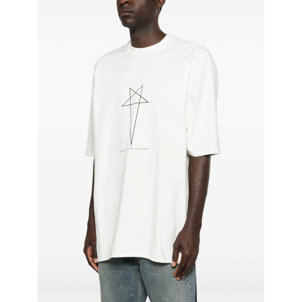 Rick Owens Drkshdw T Shirts - White | 8bffde431bf41fb634047c5dc895df50cb2f29d4