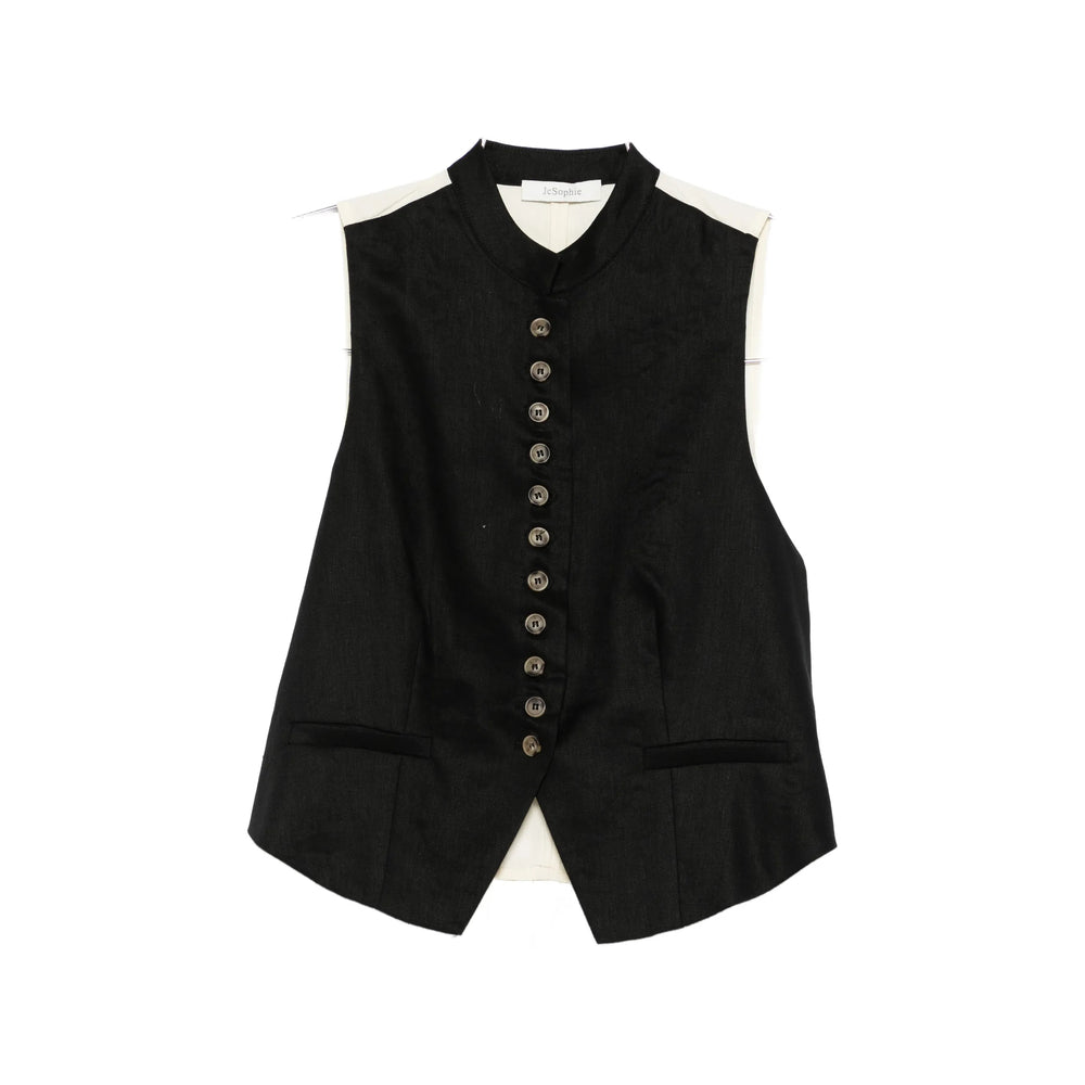 Jc Sophie Waistcoats - Black, Neutral | 359f8a58dae008cd7cf10251b6bae4cc53fb4da3